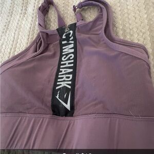 Gymshark Lavender Zipper Sports Bra